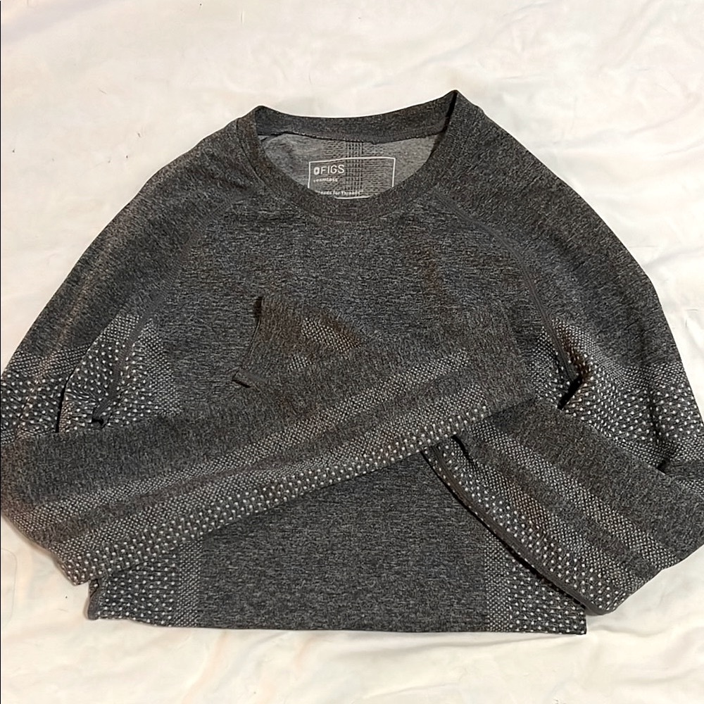 FIGS Graphite Salta Performance Underscrub Long Sleeve XS Women’s